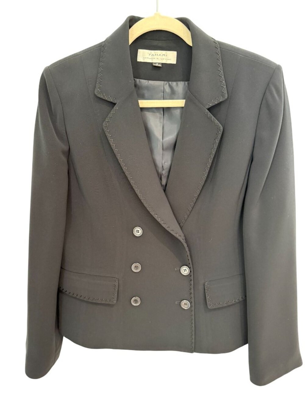 Tahari Arthur S. Levine Double Breasted Blazer size 12